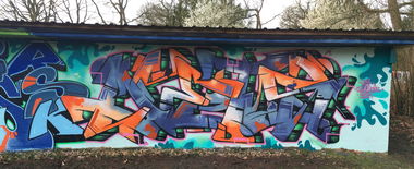 Graffiti Wall - Photo by DETS - fazer, dets, badek (2019)