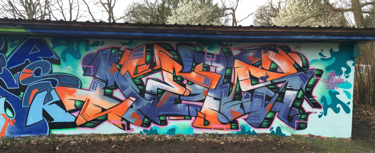 Graffiti Wall - Photo by DETS - fazer, dets, badek (2019)