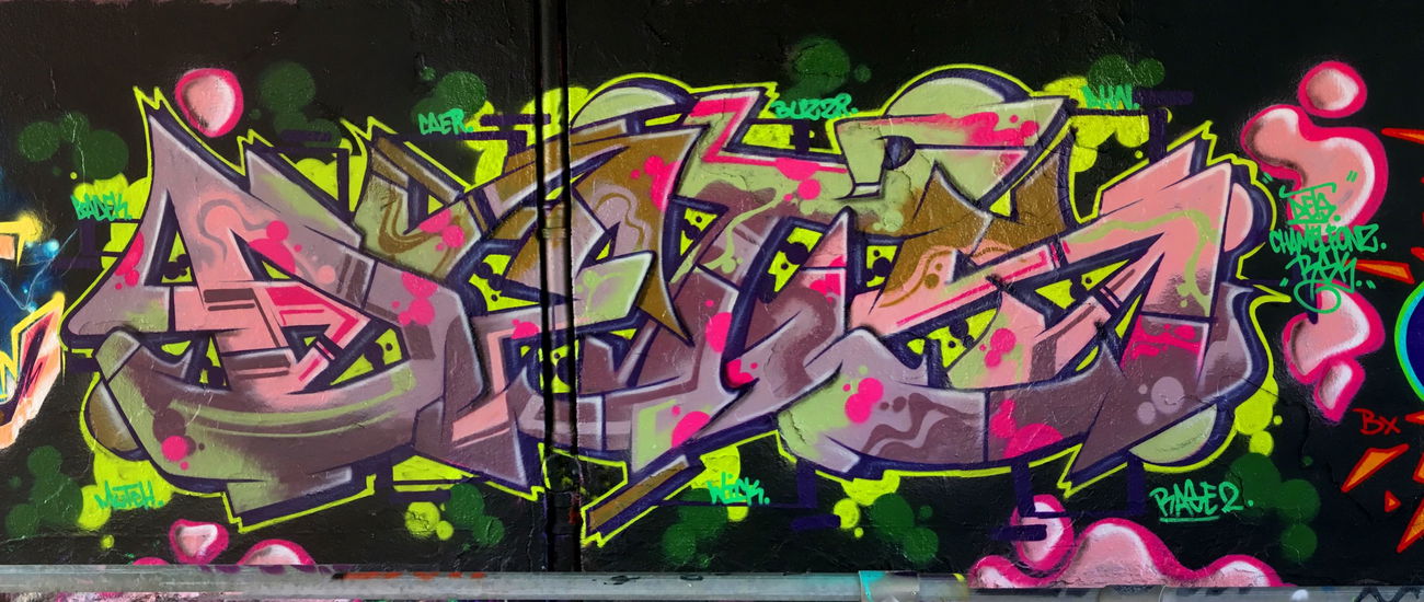 Graffiti Wall - Photo by DETS - dets, rsk, chameleons (2018)