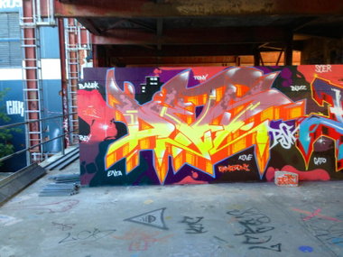 Graffiti Wall - Photo by DETS - dets, vil