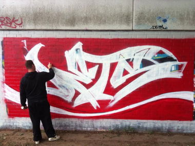 Graffiti Artwork - Photo by DETS - share, a, coke