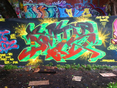 Graffiti Wall - Photo by DETS - colour, me, dets (2013)