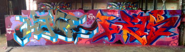 Graffiti Wall - Photo by DETS - zum, teufel, nochmal... (2013)