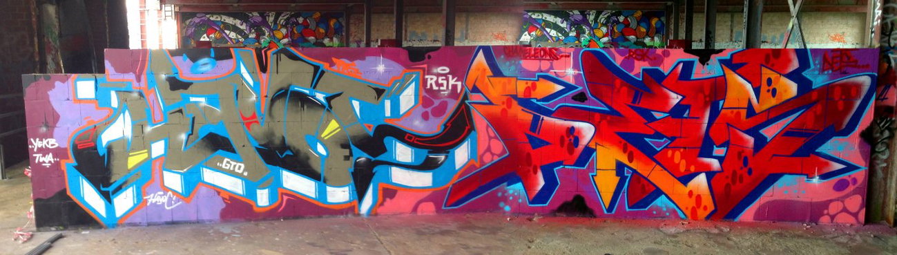Graffiti Wall - Photo by DETS - zum, teufel, nochmal... (2013)