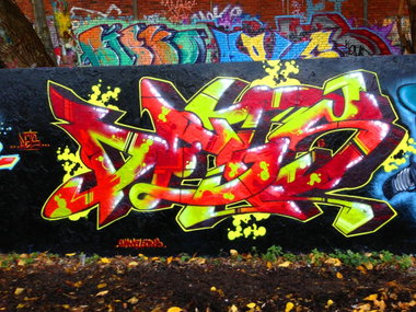 Graffiti Wall - Photo by DETS - sprayback-time (2013)