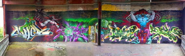 Graffiti Wall - Photo by DETS - möge, der, teufel (2013)
