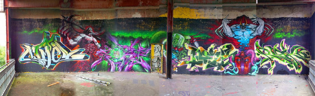 Graffiti Wall - Photo by DETS - möge, der, teufel (2013)