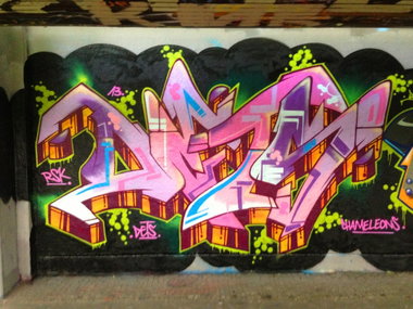Graffiti Wall - Photo by DETS - dets, lilac (2013)
