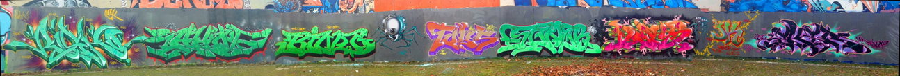 Graffiti Wall - Photo by DETS - all, in, 1 (2013)