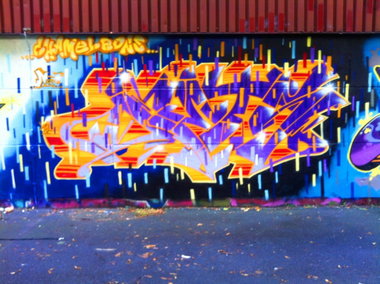 Graffiti Wall - Photo by DETS - raining, dets (2012)