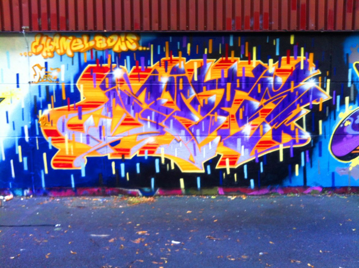 Graffiti Wall - Photo by DETS - raining, dets (2012)