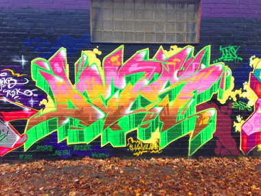 Graffiti Wall - Photo by DETS - candy-man (2012)