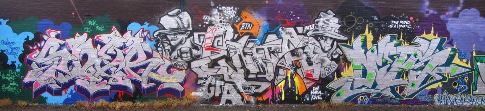 Graffiti Wall - Photo by DETS - happy, new, year (2013)