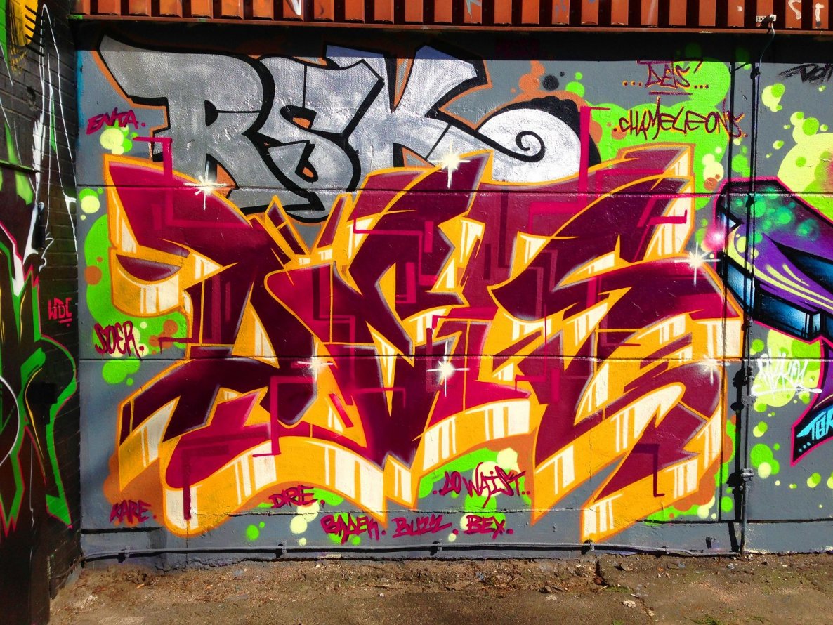 Graffiti Wall - Photo by DETS - re-d-ets (2012)