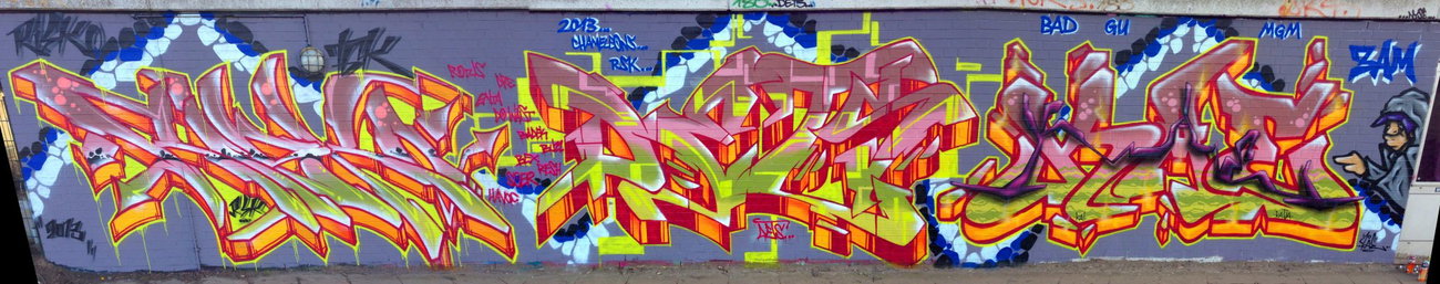 Graffiti Wall - Photo by DETS - funky, action (2012)