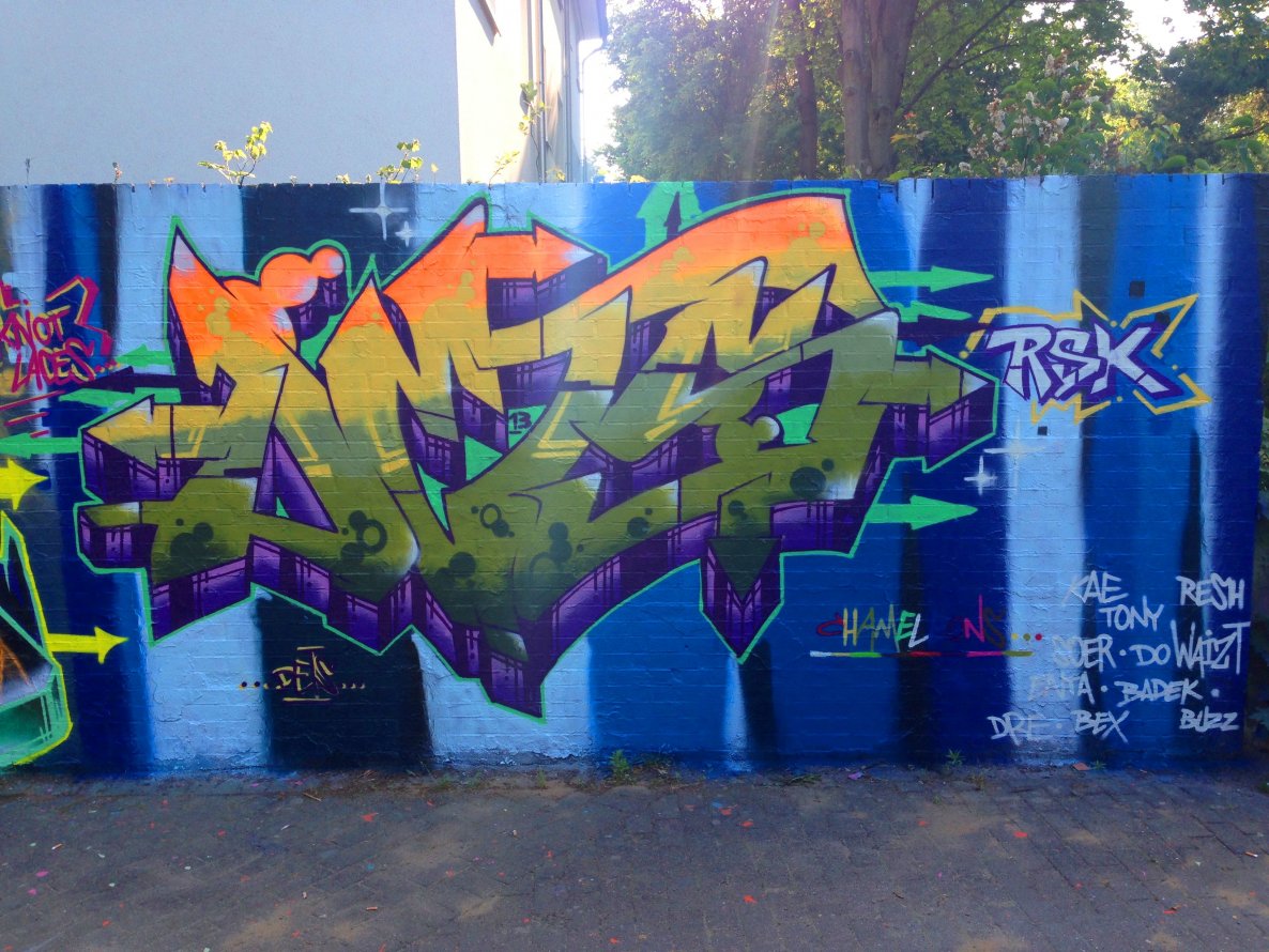 Graffiti Wall - Photo by DETS - testbild (2012)