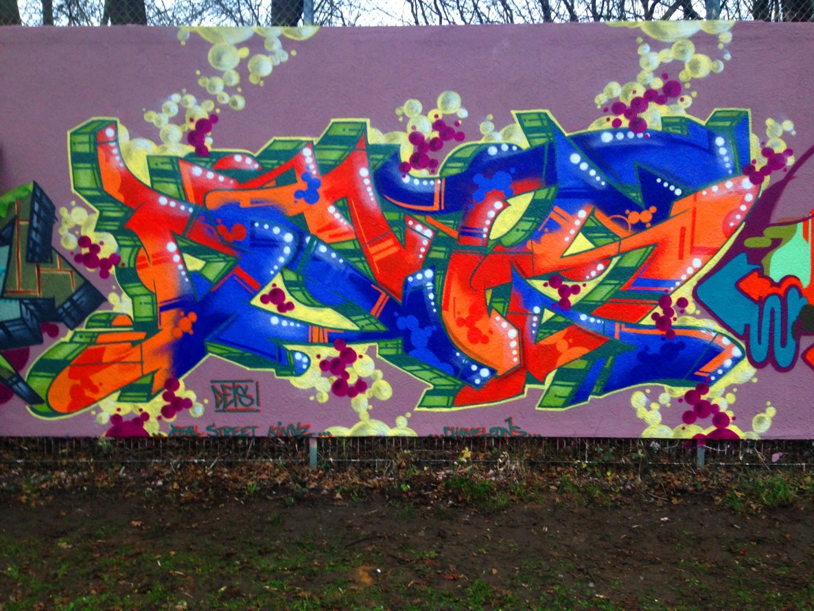 Graffiti Wall - Photo by DETS - dets, is, it! (2013)