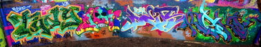 Graffiti Wall - Photo by DETS - sir, mix, a (2014)