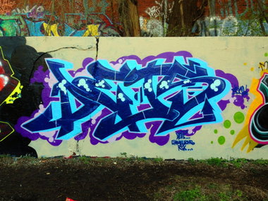 Graffiti Wall - Photo by DETS - dets, tony (2014)