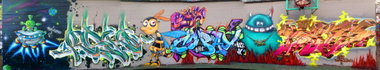 Graffiti Wall - Photo by DETS - imun, risko, copax (2014)