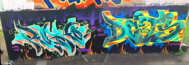 Graffiti Wall - Photo by DETS - fire-town (2014)