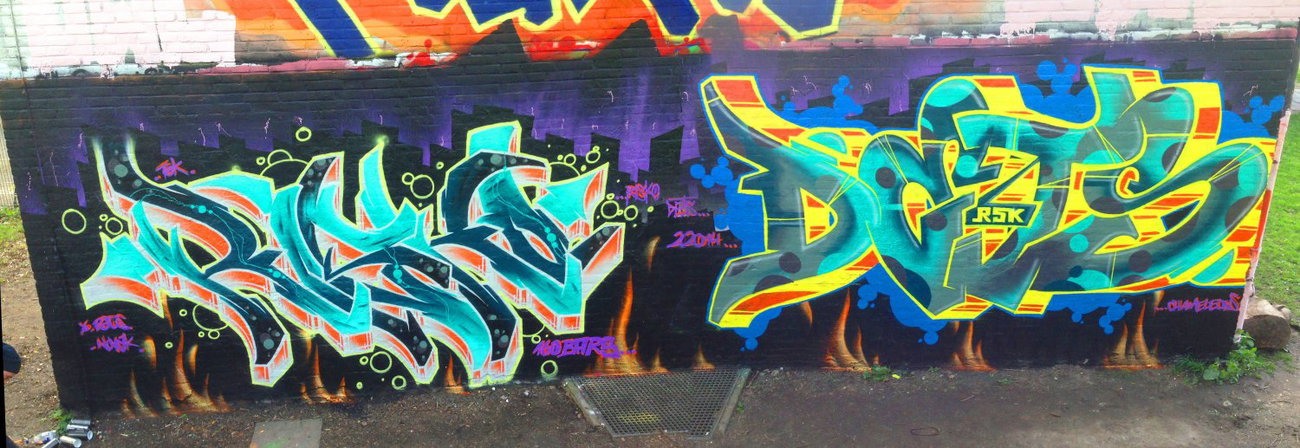 Graffiti Wall - Photo by DETS - fire-town (2014)