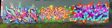 Graffiti Wall - Photo by DETS - negativ, flavour, wall! (2014)