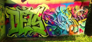 Graffiti Wall - Photo by DETS - schnelle, welle! (2014)