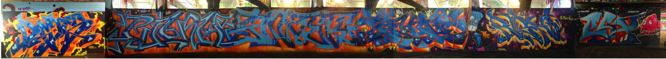 Graffiti Wall - Photo by DETS - um, die, ecken (2014)