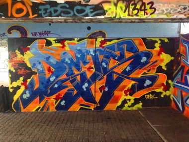 Graffiti Wall - Photo by DETS - new, york, dets (2014)