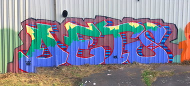 Graffiti Wall - Photo by DETS - dets, rsk, chameleons (2018)