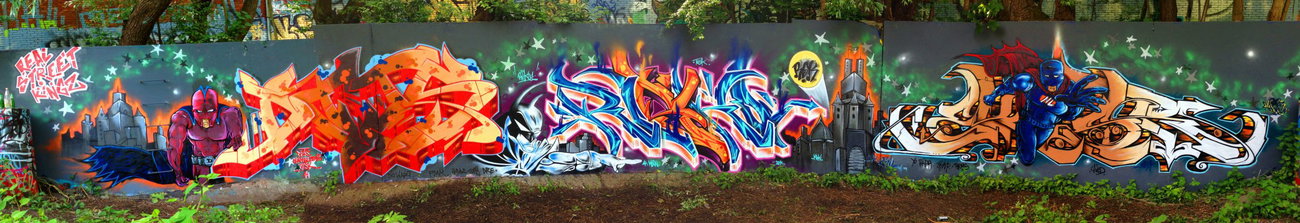 Graffiti Wall - Photo by DETS - pooltham-city (2014)