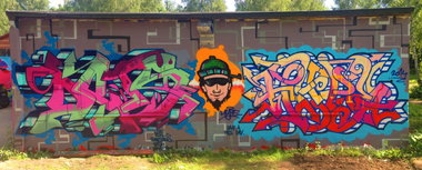 Graffiti Wall - Photo by DETS - garten-arbeit! (2014)