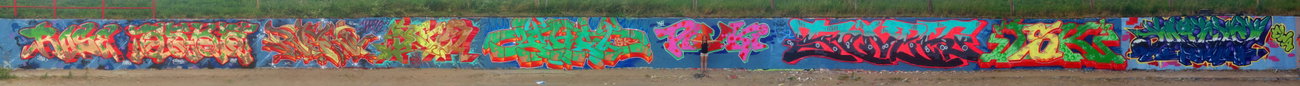 Graffiti Wall - Photo by DETS - the, writers, club2014