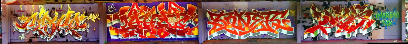 Graffiti Wall - Photo by DETS - spiel, mit, dem (2014)
