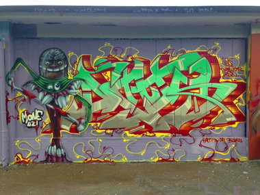 Graffiti Wall - Photo by DETS - dets, mone, rsk (2014)
