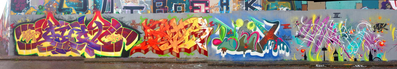 Graffiti Wall - Photo by DETS - feucht, gebiete-part1 (2014)