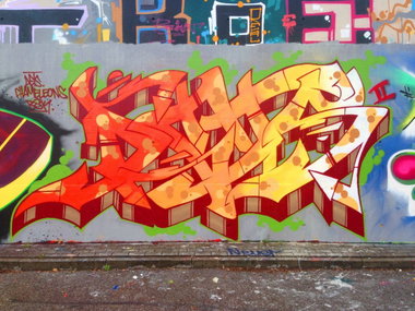 Graffiti Wall - Photo by DETS - dets, nass! (2014)