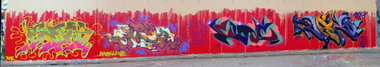 Graffiti Wall - Photo by DETS - hamburg, meets, bronx (2014)