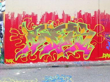 Graffiti Wall - Photo by DETS - dripping, dets (2014)
