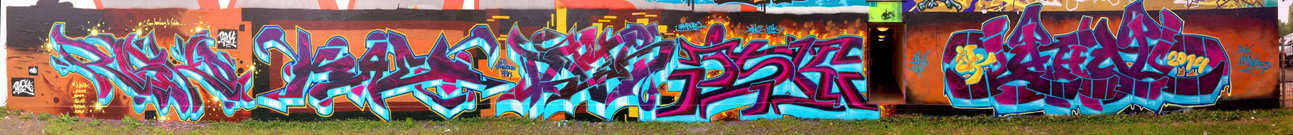 Graffiti Wall - Photo by DETS - fulda, 01-08-2014 (2014)