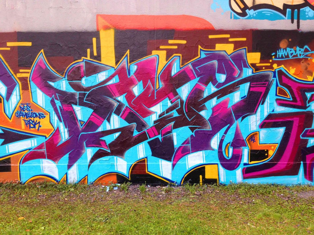 Graffiti Wall - Photo by DETS - fulda, action, 01-08-2014 (2014)