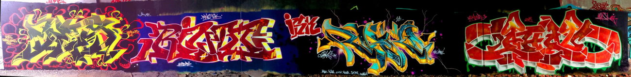 Graffiti Wall - Photo by DETS - wau-mau, kassel, 02-08-2014 (2014)