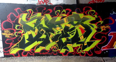 Graffiti Wall - Photo by DETS - wau-mau, dets, 02-08-2014 (2014)