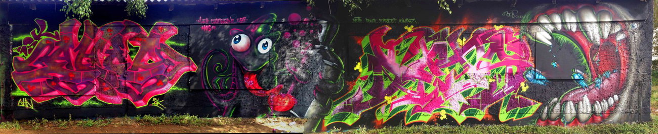 Graffiti Wall - Photo by DETS - metting, of, style-aerosol (2014)