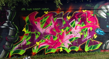 Graffiti Wall - Photo by DETS - meeting, of, styles (2014)