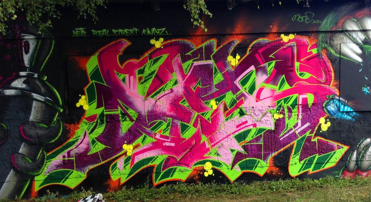 Graffiti Wall - Photo by DETS - meeting, of, styles (2014)