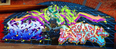 Graffiti Wall - Photo by DETS - eazy, muthaphuckkin, d(E)ts (2014)