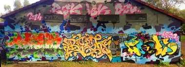 Graffiti Wall - Photo by DETS - dets-resh-arezd-code (2014)