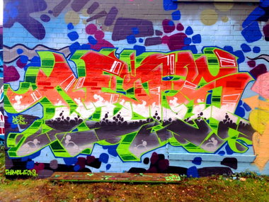 Graffiti Wall - Photo by DETS - chromy, dets (2014)